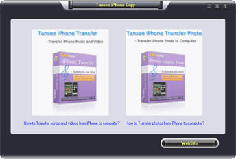 Tansee iPhone Music & Photo Backup screenshot
