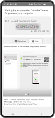  Copy SMS, MMS, RCS messages and WhatsApp messages from an Android phone to your Mac